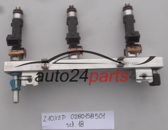 WTRYSK WTRYSKIWACZ PALIWA BENZYNA OPEL  Z10XEP BOSCH 0 280 158 501