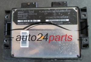 MOTORSTEUERGERÄT ECU STEUERGERÄT CITROEN BERLINGO 1.9 WJY LUCAS R04080036C, PSA 9650359580, SOFT 9655574380, DCN2, DWLC12 