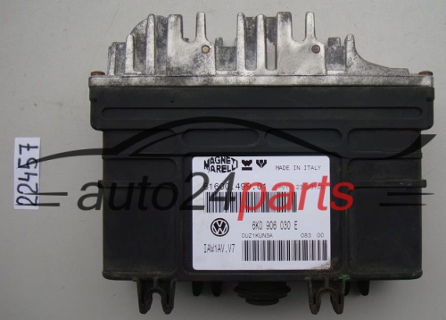 KOMPUTER STEROWNIK SILNIKA SEAT IBIZA 1.6 8V, 6K0 906 030 E, 6K0906030E, 61600.499.00, 6160049900, IAW1AV.V7, IAW1AVV7