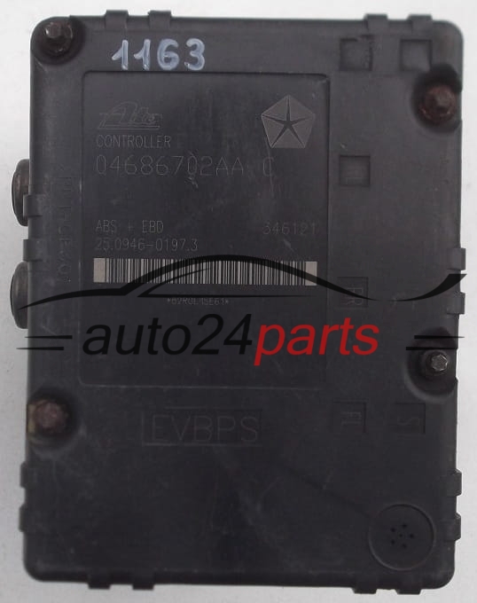 BOMBA HIDRAULICA Y CENTRALITA ABS CHRYSLER  ATE 10.0511-8186.1, 10051181861, P04721427AC, ATE 25.0204-0613.4, 25020406134, 25.0204-0618.3, 25020406183, 04686702AAC, 25.0946-0197.3, 25094601973