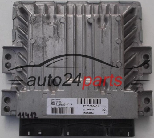 KOMPUTER STEROWNIK SILNIKA RENAULT MEGANE SCENIC 1.9 DCI S180067107A, 237100345R