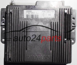 KOMPUTER STEROWNIK SILNIKA RENAULT ESPACE 2.0 SIEMENS S103750011C, S103750011 C, 103750011, HOM7700874129, 7700874129, 7700108598 -