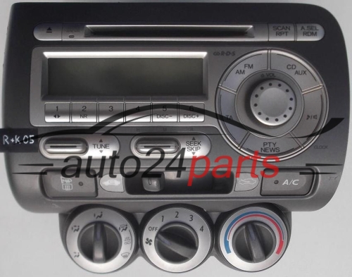 CD RADIO CONTROL PANEL CLIMATRONIC HONDA JAZZ ALPINE MF9HN34S / MF625RV / HHT23195335 / 5010-6923 / 50106923