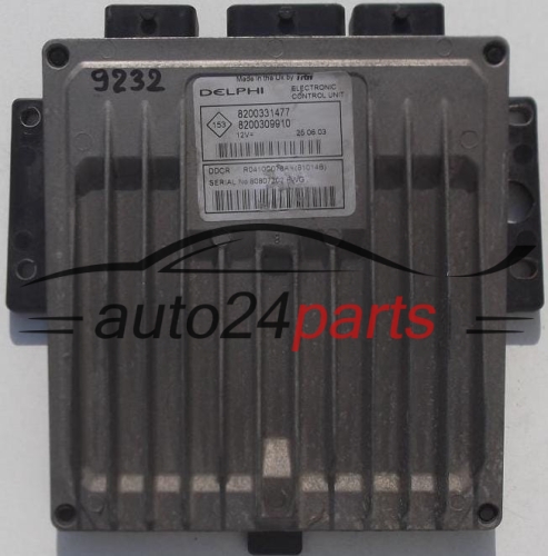ECU CENTRALITA DE MOTOR  RENAULT CLIO 1.5 DCI Delphi R0410C078A, 8200331477, 8200309910