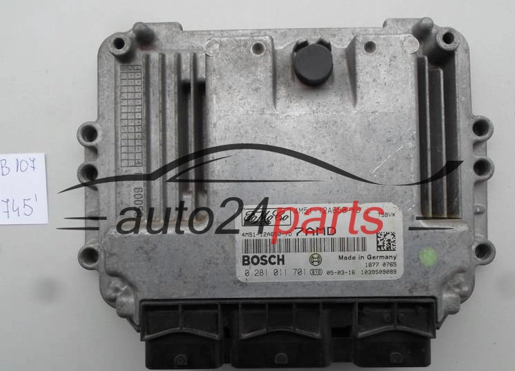 FORD FOCUS 1.6 TDCI BOSCH 0 281 011 701, 0281011701, 4M51-12A650-YD, 4M5112A650YD 