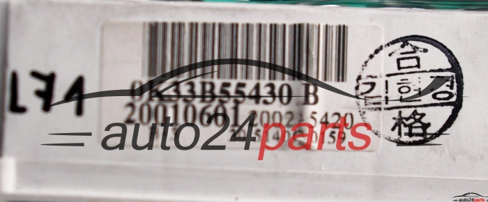 COMPTEUR KILOMETRIQUE CUADRO DE RELOJES KIA RIO 1.3 0K33B55430B, 0K33B55430 B