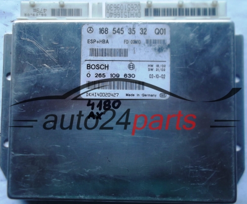  STEUERGERAT ABS ESP+HBA MERCEDES W168 A1685453532, 1685453532