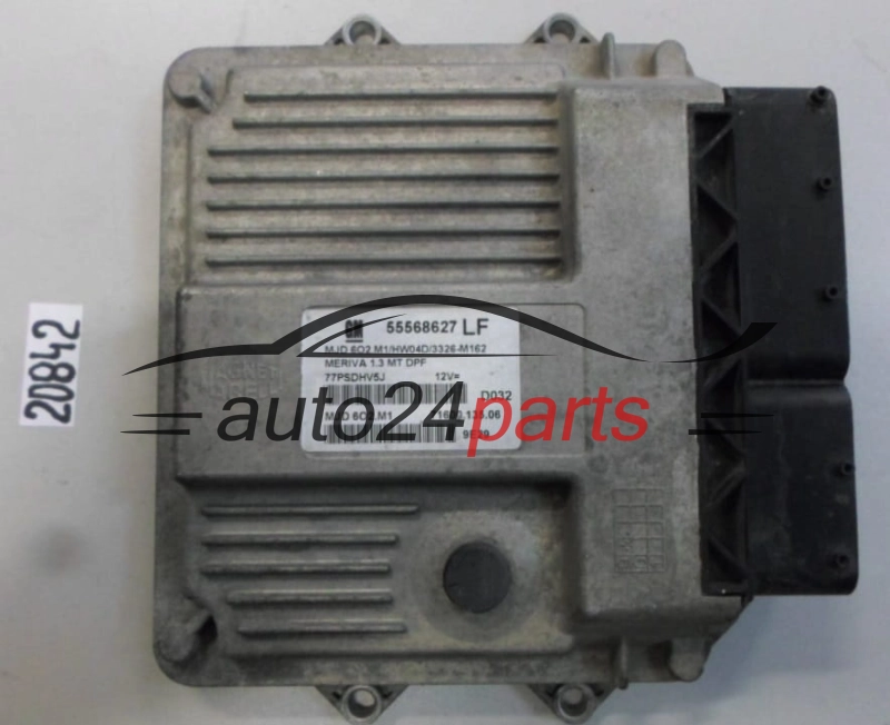 KOMPUTER STEROWNIK SILNIKA OPEL MERIVA 1.3 CDTI 55568627 LF, MJD 6O2.M1, MJD6O2M1, MJD602M1