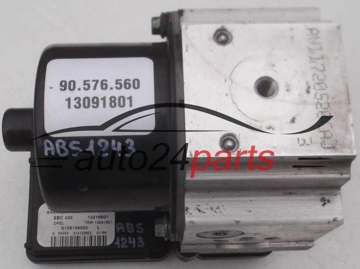 BOMBA HIDRAULICA Y CENTRALITA ABS OPEL VECTRA B 90.576.560, 90576560 EBC 430 13216601, TRW 13091801, S108196002 L, S108196002L