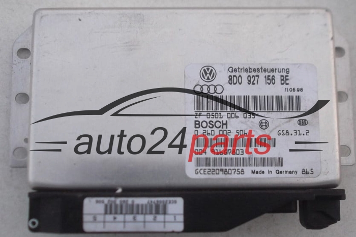 CENTRALITA ECU CAJA DE CAMBIOS AUTOMATICA AUDI A4 BOSCH 0 260 002 506