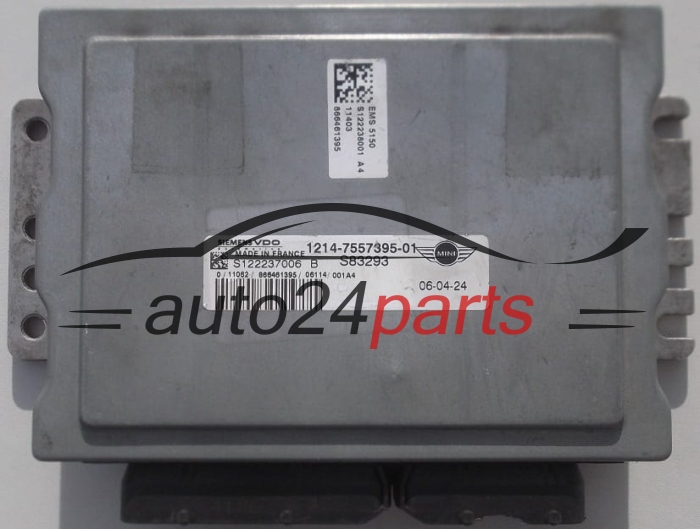 ECU CENTRALITA DE MOTOR  MINI COOPER SIEMENS VDO S122237006 B, 1214-7557395-01