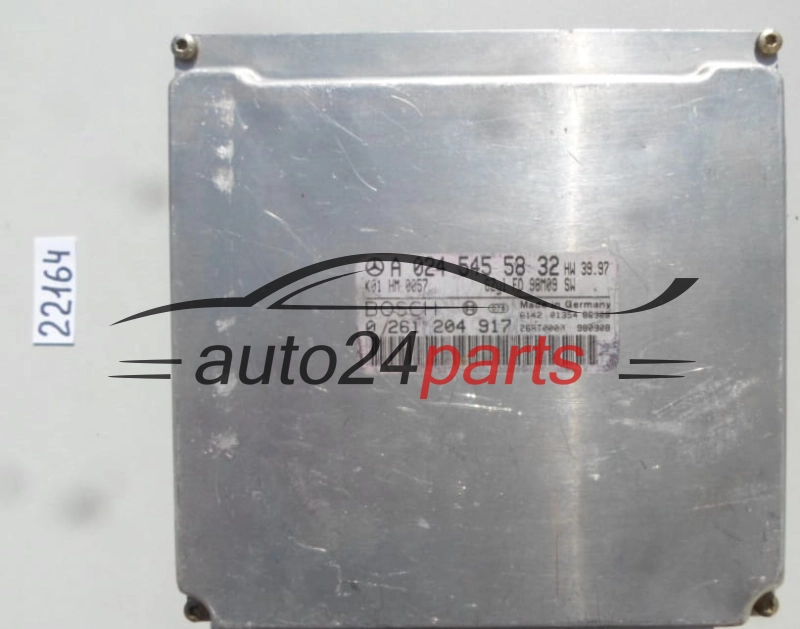 KOMPUTER STEROWNIK SILNIKA MERCEDES C240 BOSCH 0 261 204 917, 0261204917, A 024 545 58 32, A0245455832