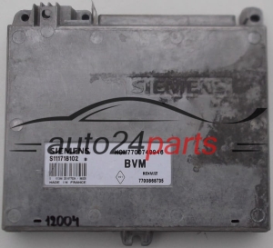 KOMPUTER STEROWNIK SILNIKA RENAULT CLIO 1.4, SIEMENS S111718102 B, S111718102B, HOM7700749946, 7700749946 