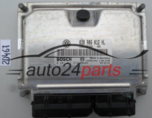 KOMPUTER STEROWNIK SILNIKA VW VOLKSWAGEN POLO 1.9 SDI BOSCH 0281011319, 0 281 011 319, 038906012HL, 038 906 012 HL
