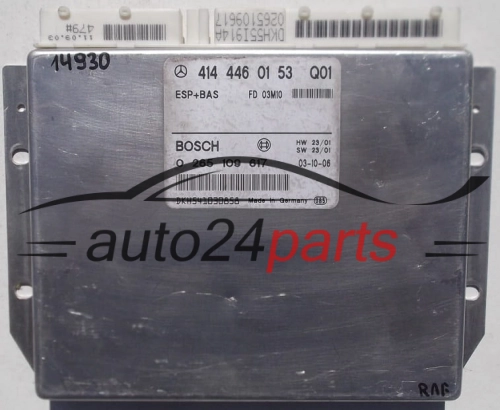 BOSCH 0 265 109 617, 0265109617, 414 446 01 53, 4144460153