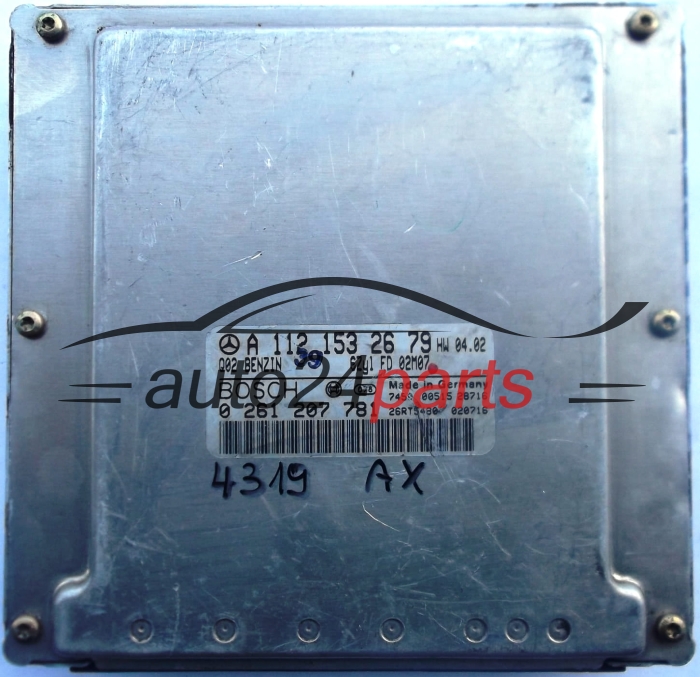 calculateur moteur pour mercedes w209, clk 320 