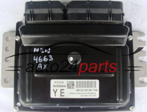 MOTORSTEUERGERÄT ECU STEUERGERAT NISSAN MICRA K12 1.0 MEC32020, MEC32-020 YE M5 7Y06