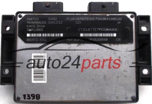 KOMPUTER STEROWNIK SILNIKA PEUGEOT PARTNER 1.9 LUCAS R04080022G PSA 9641390180 SOFT 9646260680, DCN2 DWLC12 - 7398, 10405