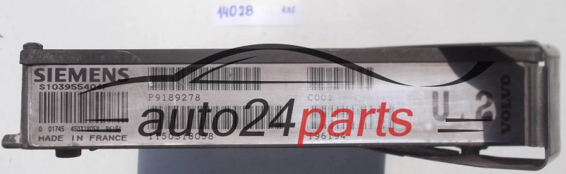 KOMPUTER STEROWNIK SILNIKA VOLVO 850 SIEMENS S103955404 F, S103955404F, P9189278, 1T50318058, U.2