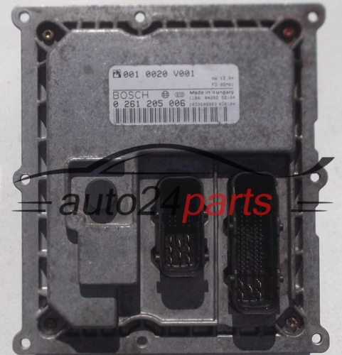 MOTORSTEUERGERÄT ECU STEUERGERÄT  SMART FORTWO BOSCH 0 261 205 006,  001 0020 V001