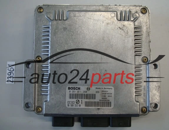 KOMPUTER STEROWNIK SILNIKA PEUGEOT 406 COUPE 2.0 HDI BOSCH 0281011360 9650931680 9640938180 EDC15C2 01 1039F00238