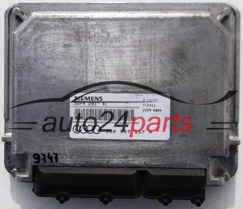 KOMPUTER STEROWNIK SILNIKA AUDI A4, VW PASSAT 1.6, SIEMENS 5WP4 291, 5WP4291, 3B0 907 557 A, 3B0907557A