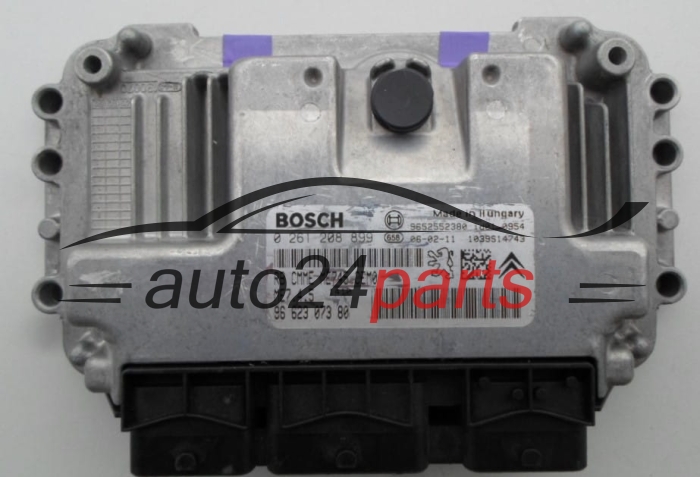 MOTORSTEUERGERÄT ECU STEUERGERAT CITROEN PEUGEOT 1.6 BOSCH 0 261 208 899,  96 623 073 80