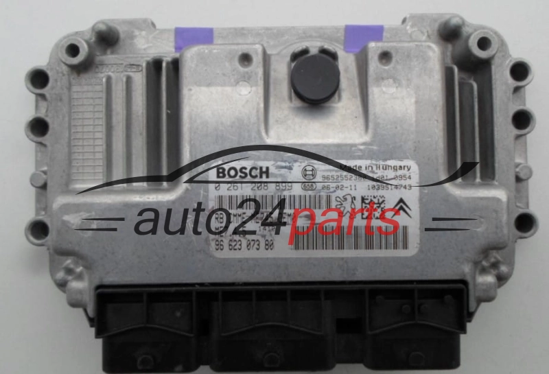 MOTORSTEUERGERÄT ECU STEUERGERAT CITROEN PEUGEOT 1.6 BOSCH 0 261 208 899,  96 623 073 80