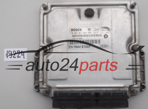 KOMPUTER STEROWNIK SILNIKA JEEP GRAND CHEROKEE 2.7 CRD BOSCH 0 281 011 063, 0281011063, P56041610AF