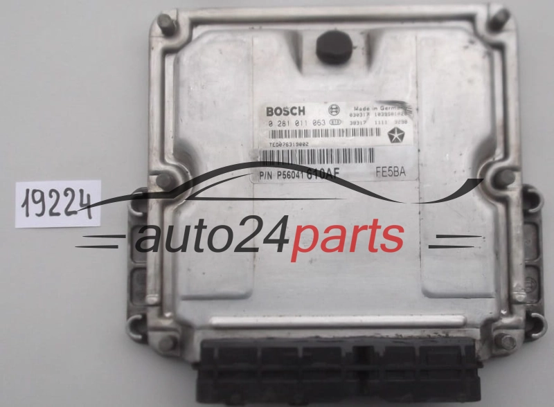 KOMPUTER STEROWNIK SILNIKA JEEP GRAND CHEROKEE 2.7 CRD BOSCH 0 281 011 063, 0281011063, P56041610AF