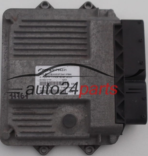 ECU CENTRALITA DE MOTOR FIAT GRANDE PUNTO 1.3 JTD MAGNETI MARELLI MJD 6F3.PB, MJD6F3PB, FPT 51795231, 71600.169.00, 7160016900