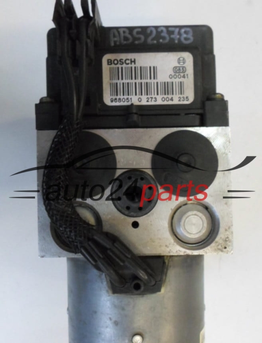 ABS PUMPE BLOCK HYDRAULIKPUMPE STEUERGERÄT SMART BOSCH 0 265 215 489, 0265215489, 000 4765 V006, 0004765V006, 0273004235 