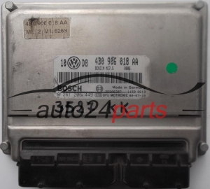 ECU CENTRALITA DE MOTOR VW VOLKSWAGEN PASSAT 1.8T 1.8 TURBO QUATTRO 4B0906018AA, 4B0 906 018 AA, BOSCH 0261206449, 0 261 206 449, BENZIN ME7.5 0006 26SA6397