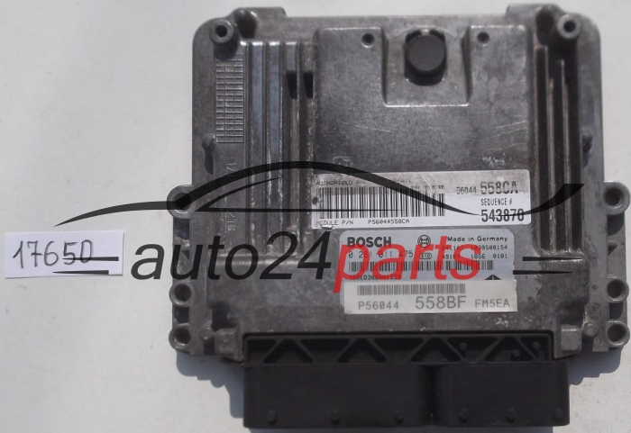 KOMPUTER STEROWNIK SILNIKA JEEP CHEROKEE 2.8 CRD BOSCH 0 281 011 475, 0281011475, P56044 558BF, P56044558BF