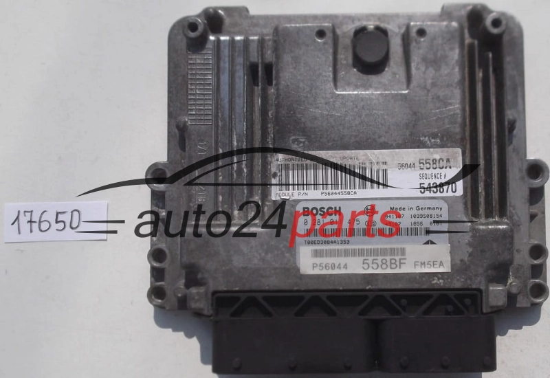 KOMPUTER STEROWNIK SILNIKA JEEP CHEROKEE 2.8 CRD BOSCH 0 281 011 475, 0281011475, P56044 558BF, P56044558BF