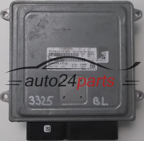 MOTORSTEUERGERÄT ECU STEUERGERÄT DODGE CALIBER 2.0 SIEMENS VDO 5WY7887 SIM90E P04692101AD TEIEH101611250