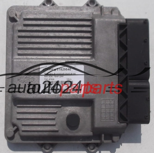 CALCULATEUR MOTEUR FIAT 500 1.3 MAGNETI MARELLI MJD 6F3.B1, MJD6F3B1, FPT 51829540, 71600.127.03, 7160012703