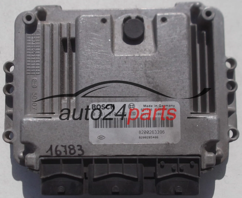 KOMPUTER STEROWNIK SILNIKA RENAULT MEGANE 1.9 DCI BOSCH 0 281 010 769, 0281010769, 8200263396, 8200285406, 1039s01347