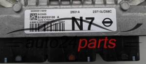 KOMPUTER STEROWNIK SILNIKA NISSAN QASHQAI 1.5 DCI S180033106A, 23710JD58C 
