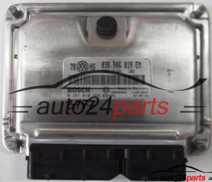 MOTORSTEUERGERÄT ECU STEUERGERAT VW VOLKSWAGEN PASSAT 1.9 TDI BOSCH 0 281 010 668, 0281010668, 038 906 019 EM, 038906019EM 