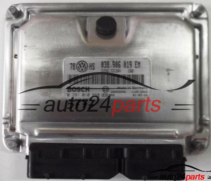 VW VOLKSWAGEN PASSAT 1.9 TDI BOSCH 0 281 010 668, 0281010668, 038 906 019 EM, 038906019EM