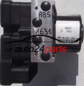 POMPE HYDRAULIQUE ET CALCULATEUR d'ABS SUZUKI SWIFT 63J1 JP 4WD, 63J1JP4WD, ATE 06.2102-0387.4, 06210203874, 06.2109-0567.3, 06210905673 