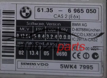 centralka 61356965050 6965050 SIEMENS VDO 5WK47995 5WK4 7995