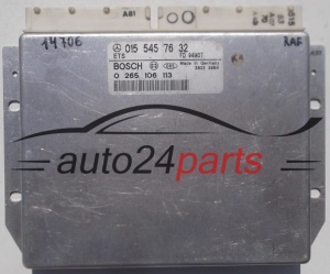 ABS STEROWNIK ABS ETS MERCEDES W202 W210 BOSCH 0265106113, 0 265 106 113, 0155457632, A 015 545 76 32, A0155457632 -  14706, 29979