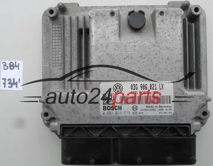 SEAT LEON 1.9 TDI BXE BOSCH 0 281 013 279, 0281013279, 03G 906 021 LK, 03G906021LK, EDC16U34