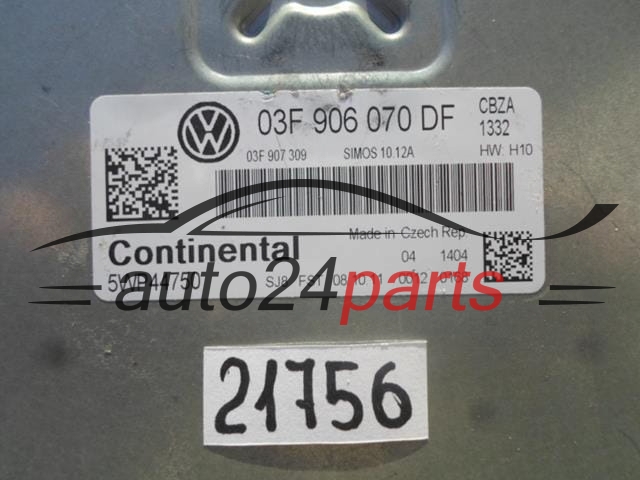 VOLKSWAGEN GOLF 03F 906 070 DF, 03F906070DF, 5WP44750