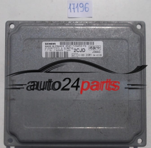 MOTORSTEUERGERÄT ECU STEUERGERÄT FORD FIESTA SIEMENS S120977315 D, S120977315D, FoMoCo 6S61-12A650-FD, 6S6112A650FD, 2CJD