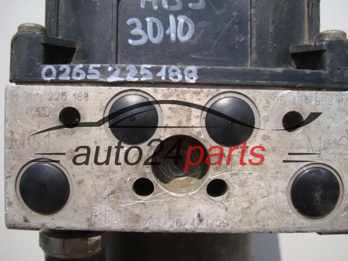 ABS PUMPE BLOCK HYDRAULIKPUMPE STEUERGERÄT PEUGEOT 307 BOSCH 0 265 225 188, 0265225188, 0265950084