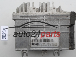 KOMPUTER STEROWNIK SILNIKA VOLKSWAGEN POLO BOSCH 0 261 204 824, 0261204824, 030 906 027 AJ, 030906027AJ