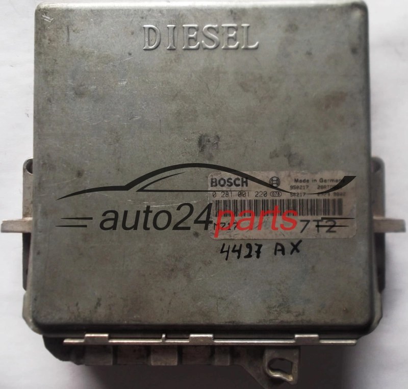 KOMPUTER STEROWNIK SILNIKA LANCIA KAPPA 2.4 TDS BOSCH 0281001220, 0 281 001 220, M717 7T2, 7T3 